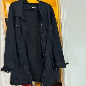 Black Jean Jacket